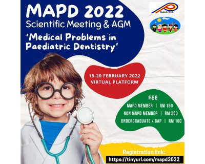 MAPD 2022-Virtual Scientific Meeting & Annual General Meeting