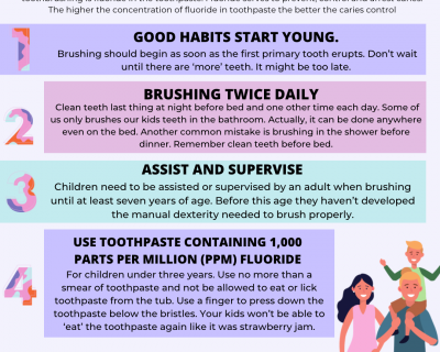 10 Tips on Brushing for Children