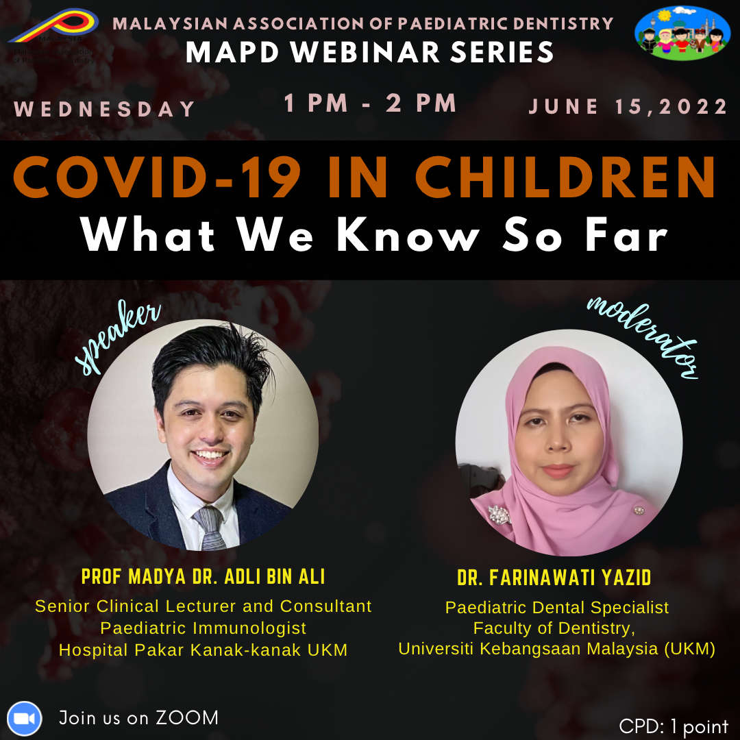 MAPD Webinar Series – Covid-19 in Children: What We Know So Far